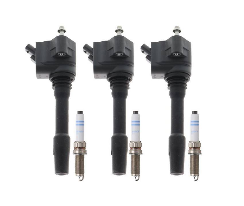 BMW Ignition Coil Kit - (3 Pieces)   12138643360 - Bosch